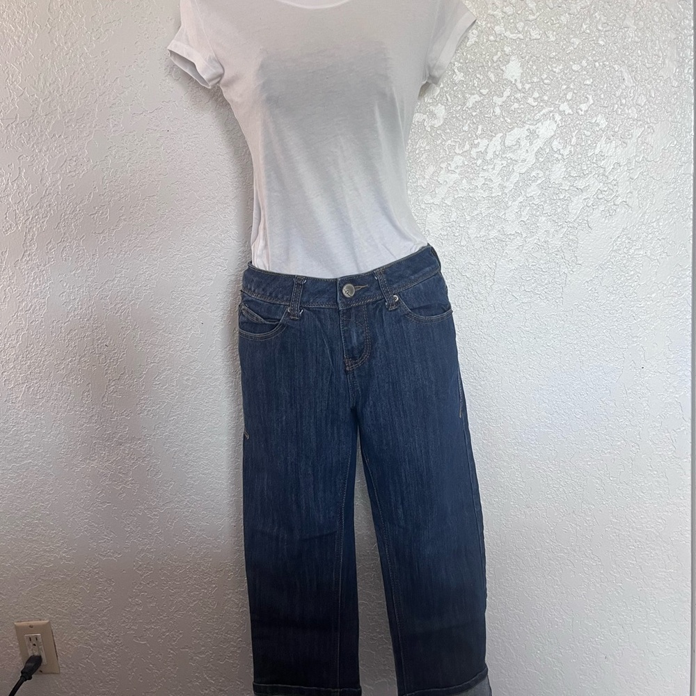 Blue Capri Cropped Rocawear Jeans